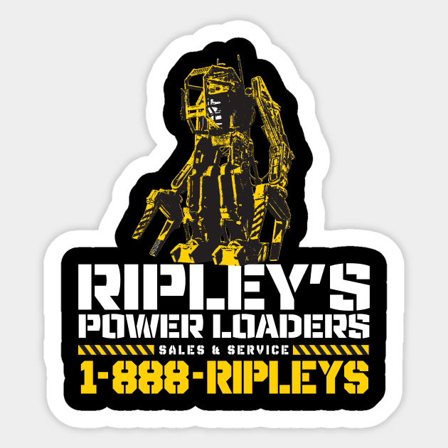 Ripley's Power Loaders Sticker by MindsparkCreative